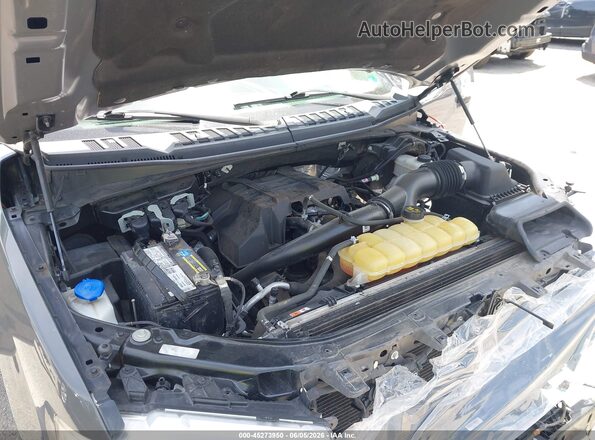 1FTEX1EP9JFB65623 2018 FORD F150 Серый Вид сзади