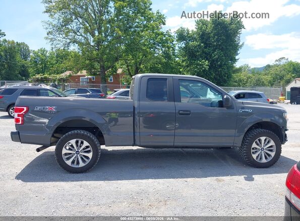 1FTEX1EP9JFB65623 2018 FORD F150 Серый Панорамный вид салона 360°