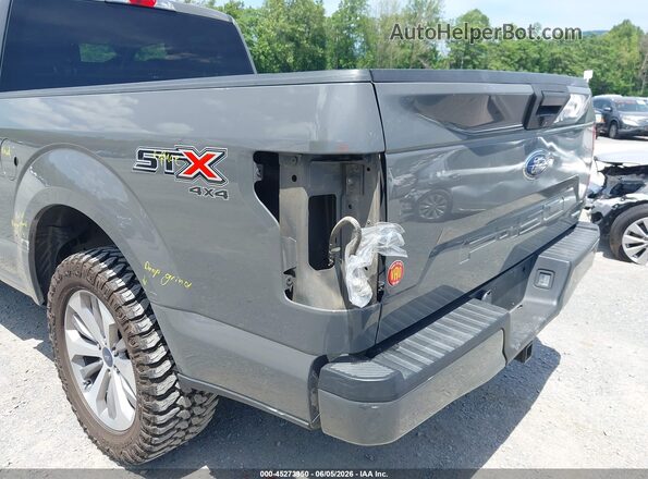 1FTEX1EP9JFB65623 2018 FORD F150 Серый 