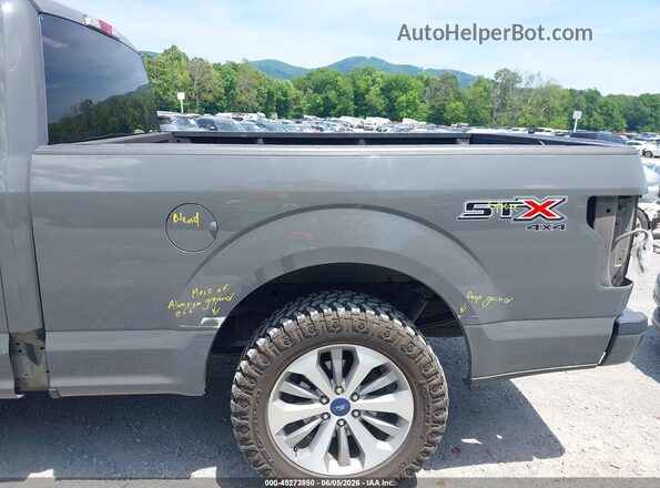 1FTEX1EP9JFB65623 2018 FORD F150 Серый 