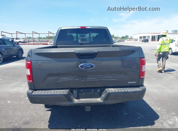 1FTEX1EP9JKD54876 2018 FORD F150 Gray 