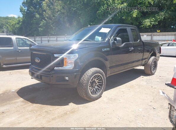 1FTEX1EP9LKE03948 2020 FORD F150 Black Przód lewy