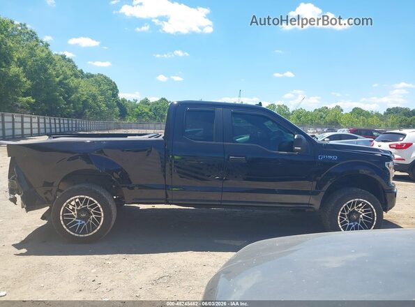 1FTEX1EP9LKE03948 2020 FORD F150 Black Widok wnętrza z tyłu