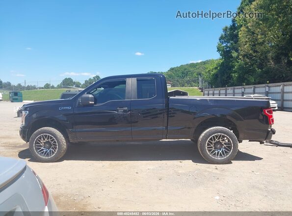 1FTEX1EP9LKE03948 2020 FORD F150 Black Widok wnętrza 360 stopni