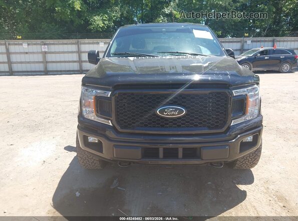 1FTEX1EP9LKE03948 2020 FORD F150 Black Widok zestawu wskaźników