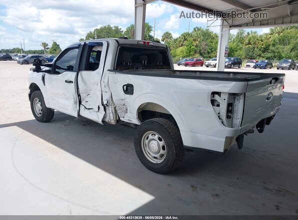 1FTEX1EP9MKD91527 2021 FORD F150 White Trasero izquierdo