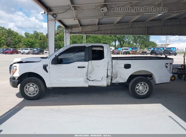 1FTEX1EP9MKD91527 2021 FORD F150 White Vista interior de 360 grados
