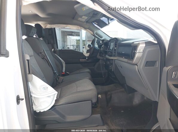 1FTEX1EP9MKD91527 2021 FORD F150 White Vista interior delantera