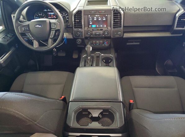 1FTEX1EPXJFB12204 2018 FORD F150 Gray Widok deski rozdzielczej