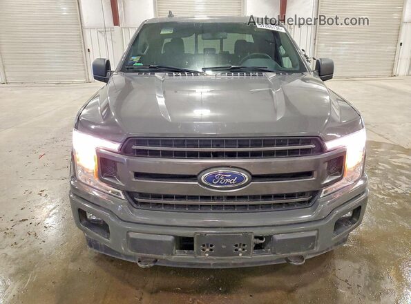 1FTEX1EPXJFB12204 2018 FORD F150 Gray Widok z przodu