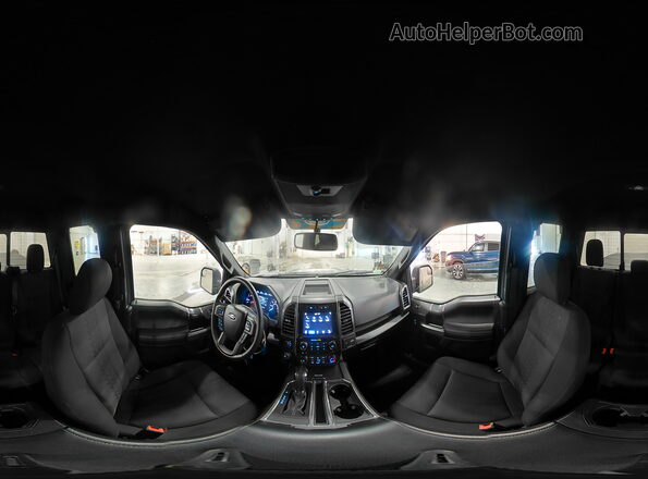 1FTEX1EPXJFB12204 2018 FORD F150 Gray Widok naklejki z numerem VIN