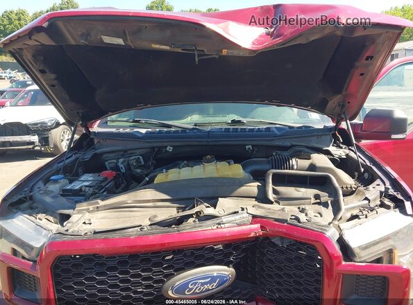 1FTEX1EPXJFE01311 2018 FORD F150 Red Вид ззаду