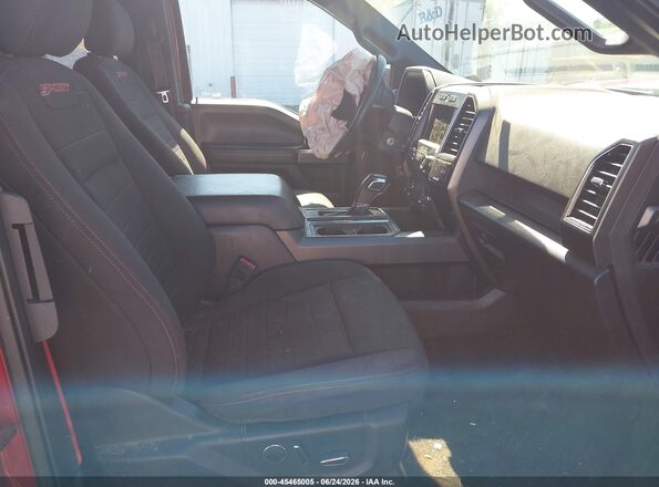 1FTEX1EPXJFE01311 2018 FORD F150 Red Вид салону спереду