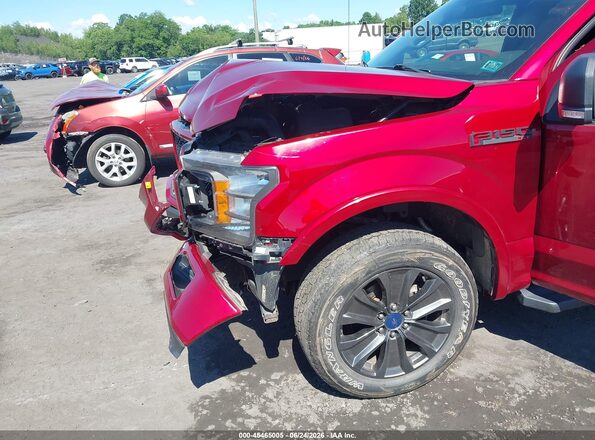 1FTEX1EPXJFE01311 2018 FORD F150 Red Вид спереду