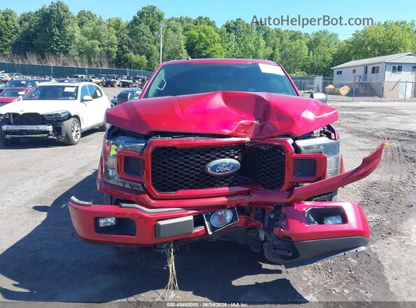 1FTEX1EPXJFE01311 2018 FORD F150 Red Вид щитка приладів
