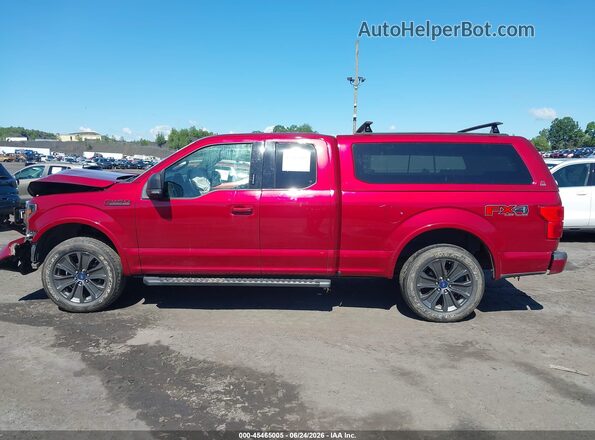 1FTEX1EPXJFE01311 2018 FORD F150 Red Панорамний вид салону 360°
