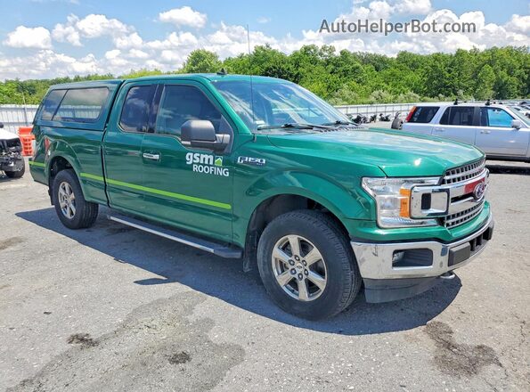 1FTEX1EPXKKC81602 2019 FORD F150 Green 