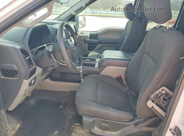 1FTEX1EPXKKE44099 2019 FORD F150 White Vista interior delantera