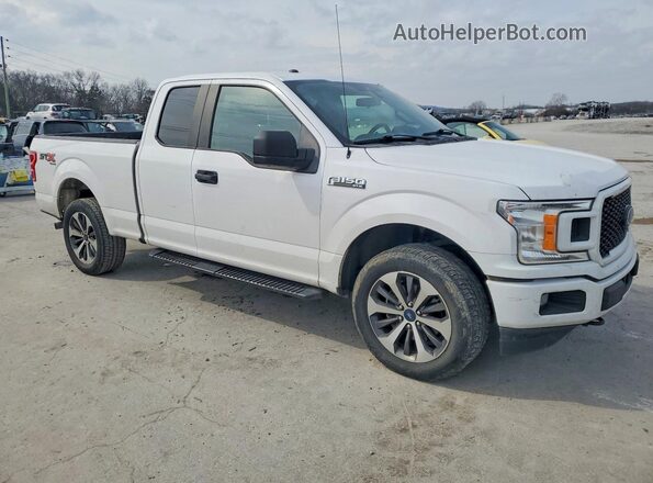 1FTEX1EPXKKE44099 2019 FORD F150 White Delantero derecho