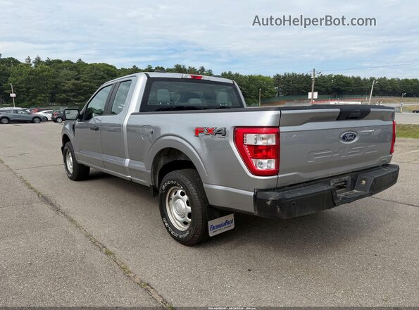1FTEX1EPXNFA18152 2022 FORD F150 Silver Rear left