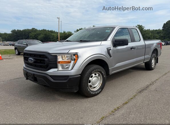 1FTEX1EPXNFA18152 2022 FORD F150 Silver Front left
