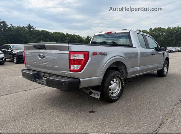 1FTEX1EPXNFA18152 2022 FORD F150 Silver Rear right