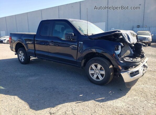 1FTEX1K88SKE35608 2025 FORD F150 Синий Передняя правая четверть