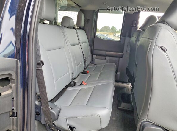 1FTEX1K88SKE35608 2025 FORD F150 Синий Вид задних сидений