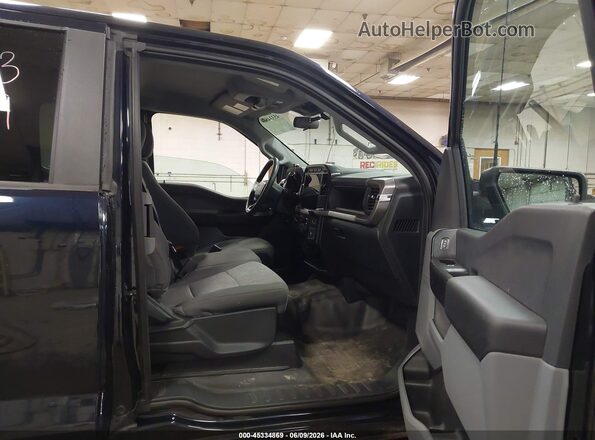 1FTEX1LP6RKD07982 2024 FORD F150 Blue Vista interior delantera