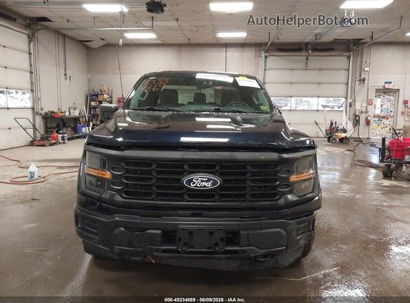 1FTEX1LP6RKD07982 2024 FORD F150 Blue Vista del cuadro de instrumentos