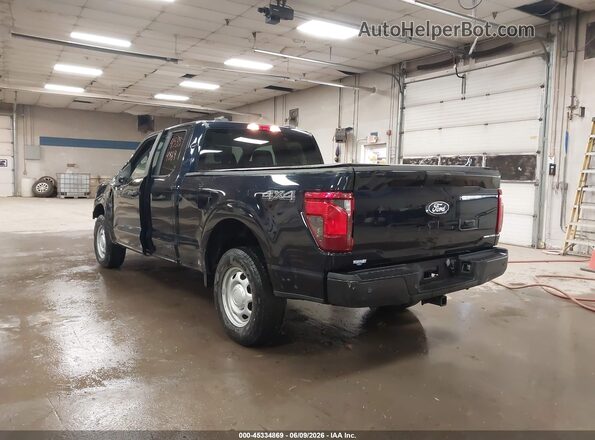 1FTEX1LP6RKD07982 2024 FORD F150 Blue Trasero izquierdo