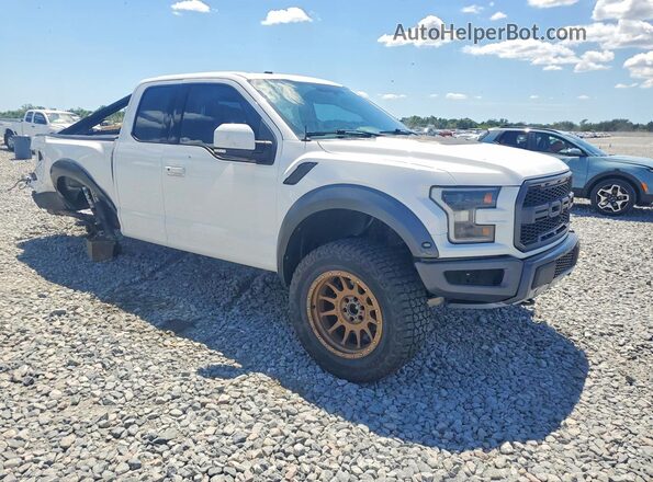 1FTEX1RG0JFD39069 2018 FORD F150 White Przód prawy