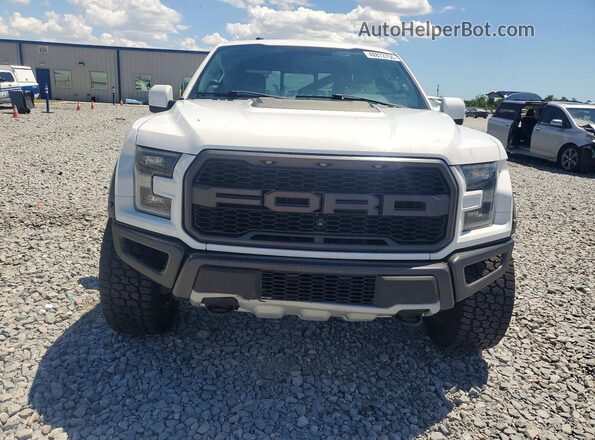 1FTEX1RG0JFD39069 2018 FORD F150 White Widok z przodu
