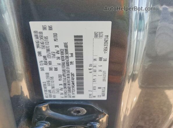 1FTEX1RG4HFA91287 2017 FORD F150 Gray 