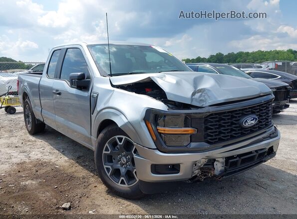 1FTEX2KP3SKD44937 2025 FORD F150 Silver წინა ხედი