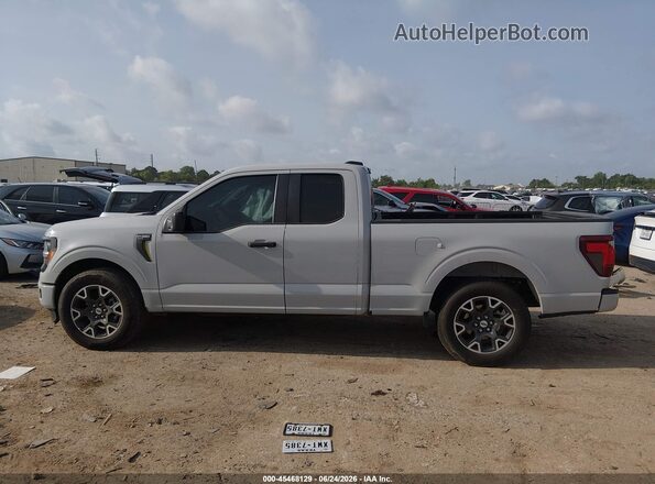 1FTEX2KPXRKE81898 2024 FORD F150 Gray Widok wnętrza 360 stopni