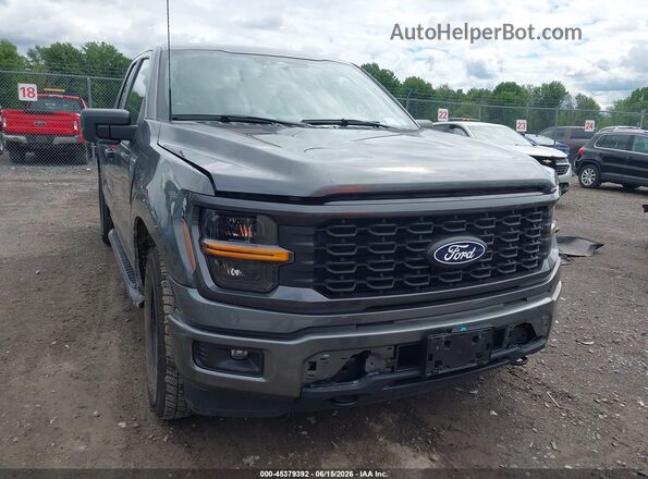 1FTEX2LP4RKE88151 2024 FORD F150 Серый Вид спереди