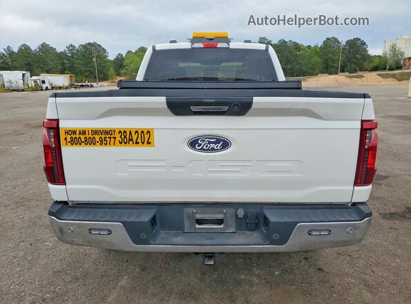 1FTEX3LPXRKD98654 2024 FORD F150 White Հետևի տեսք