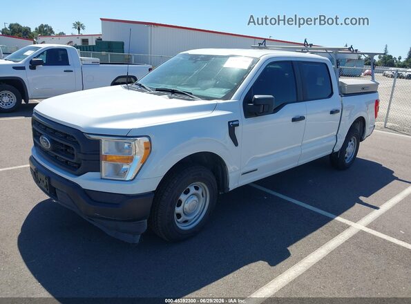 1FTFW1CD4MFC37381 2021 FORD F150 Белый Передняя левая четверть
