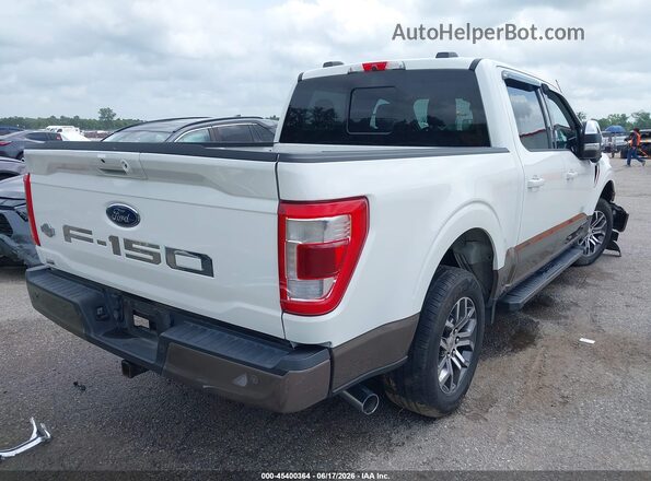 1FTFW1CD5MFB67633 2021 FORD F150 White Rear right