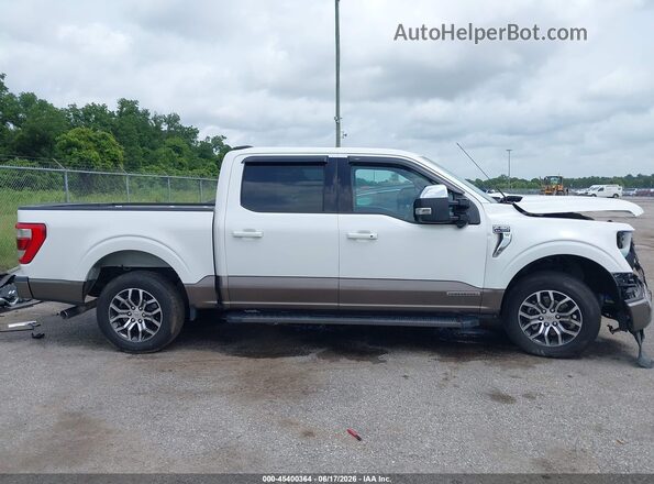 1FTFW1CD5MFB67633 2021 FORD F150 White Rear interior view