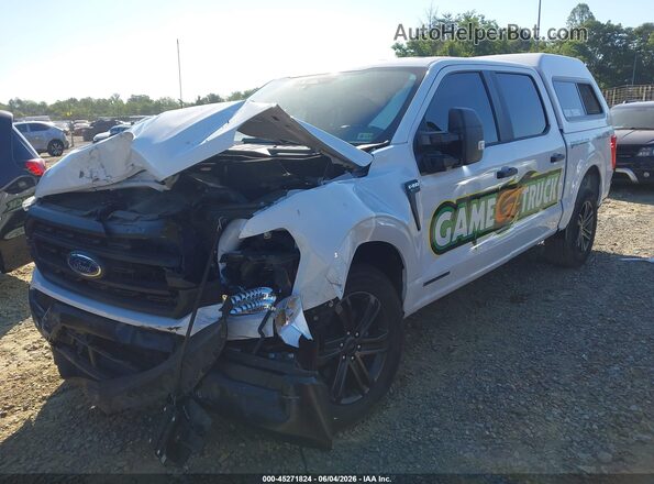 1FTFW1CD5PFC54680 2023 FORD F150 White Առջևի ձախ երեք քառորդ տեսարան