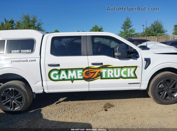 1FTFW1CD5PFC54680 2023 FORD F150 White Սալոնի հետևի տեսք