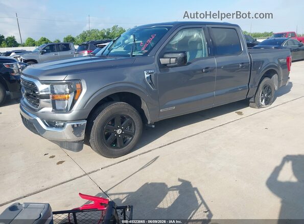 1FTFW1CD8PFC61073 2023 FORD F150 Gray Front left