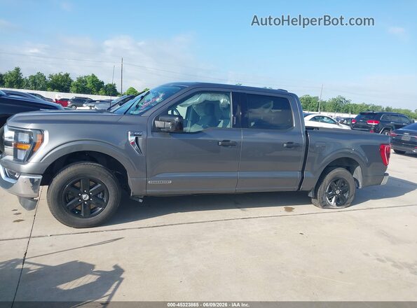 1FTFW1CD8PFC61073 2023 FORD F150 Gray 360 interior view