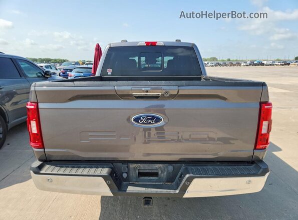 1FTFW1CD9MFC03517 2021 FORD F150 Gray Vista trasera