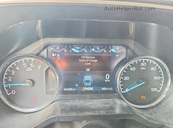 1FTFW1CD9MFC03517 2021 FORD F150 Gray Vista del cuadro de instrumentos