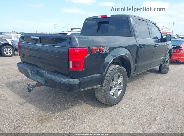 1FTFW1E15JFD52053 2018 FORD F150 Black Задня права чверть