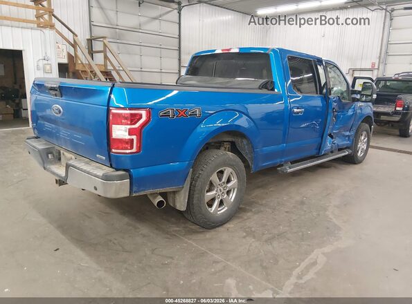 1FTFW1E41KFC46470 2019 FORD F150 Blue უკანა მარჯვენა