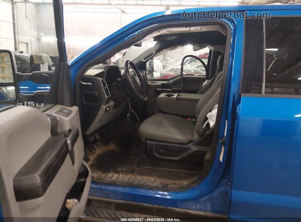 1FTFW1E41KFC46470 2019 FORD F150 Blue წინა სალონის ხედი
